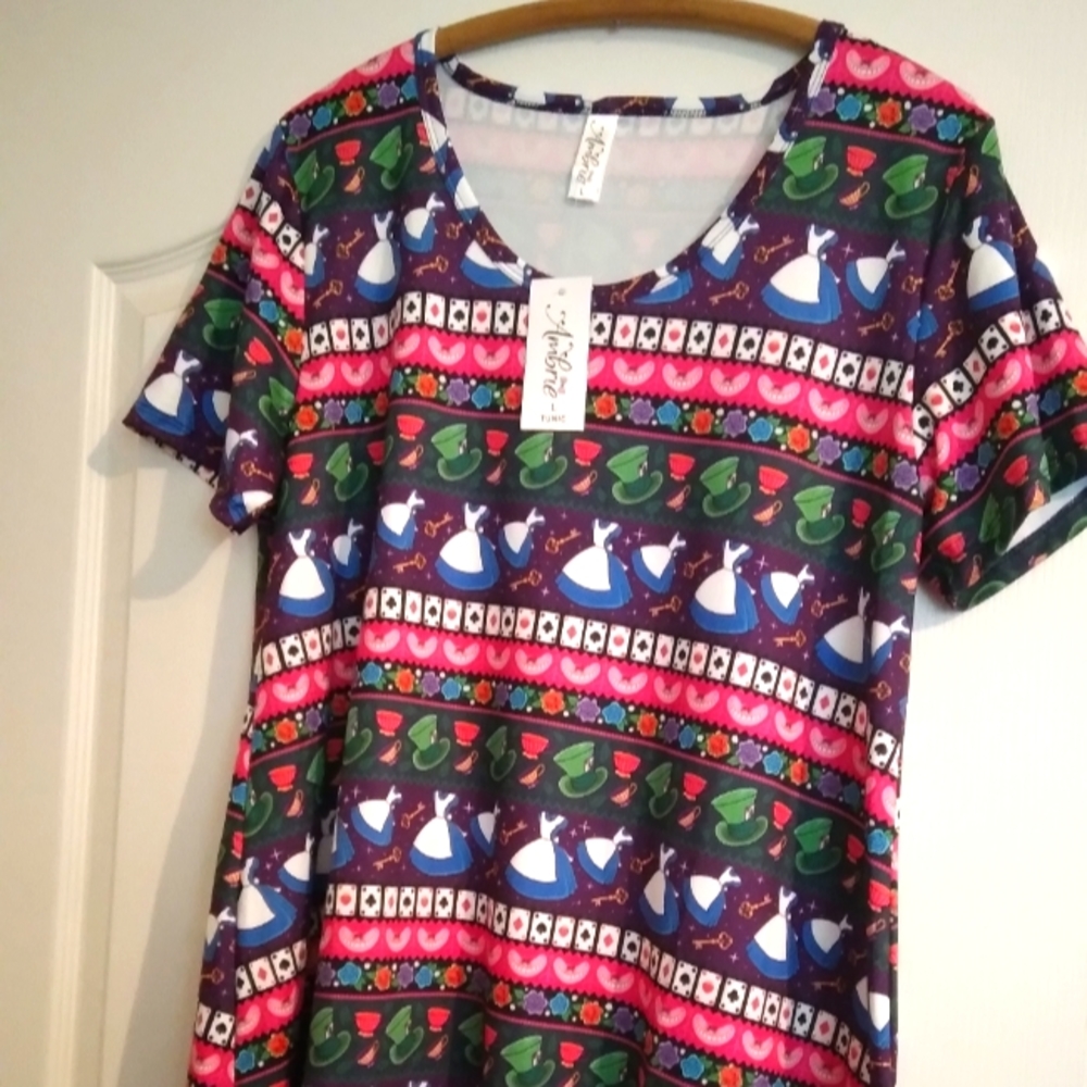 Ambrie Alice in Wonderland inspired tunic